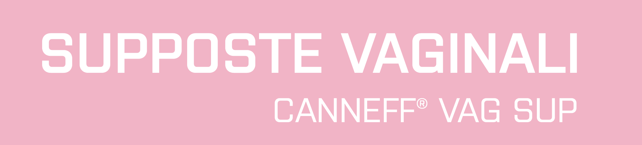 CANNEFF® cbd supposte vaginali